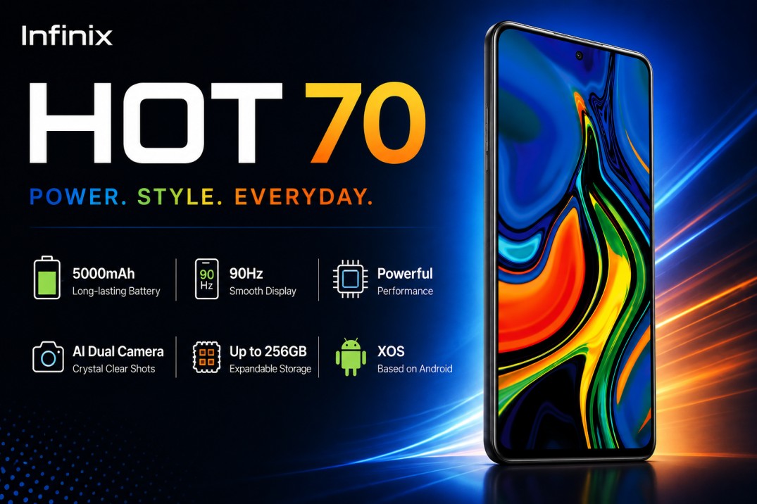 Infinix Hot 70 Specs and Price in Pakistan