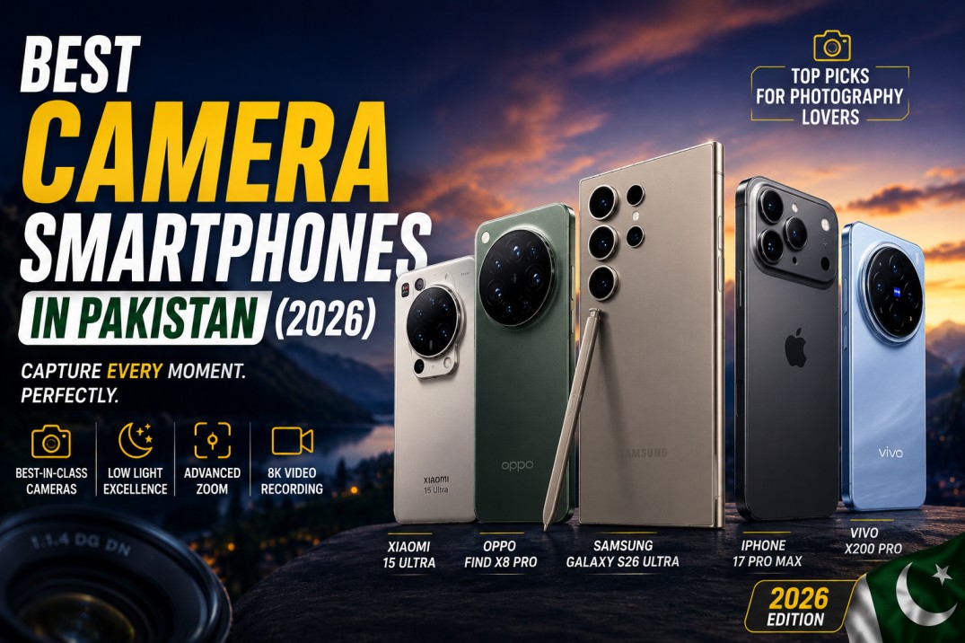 Best camera smartphones in Pakistan (2026)